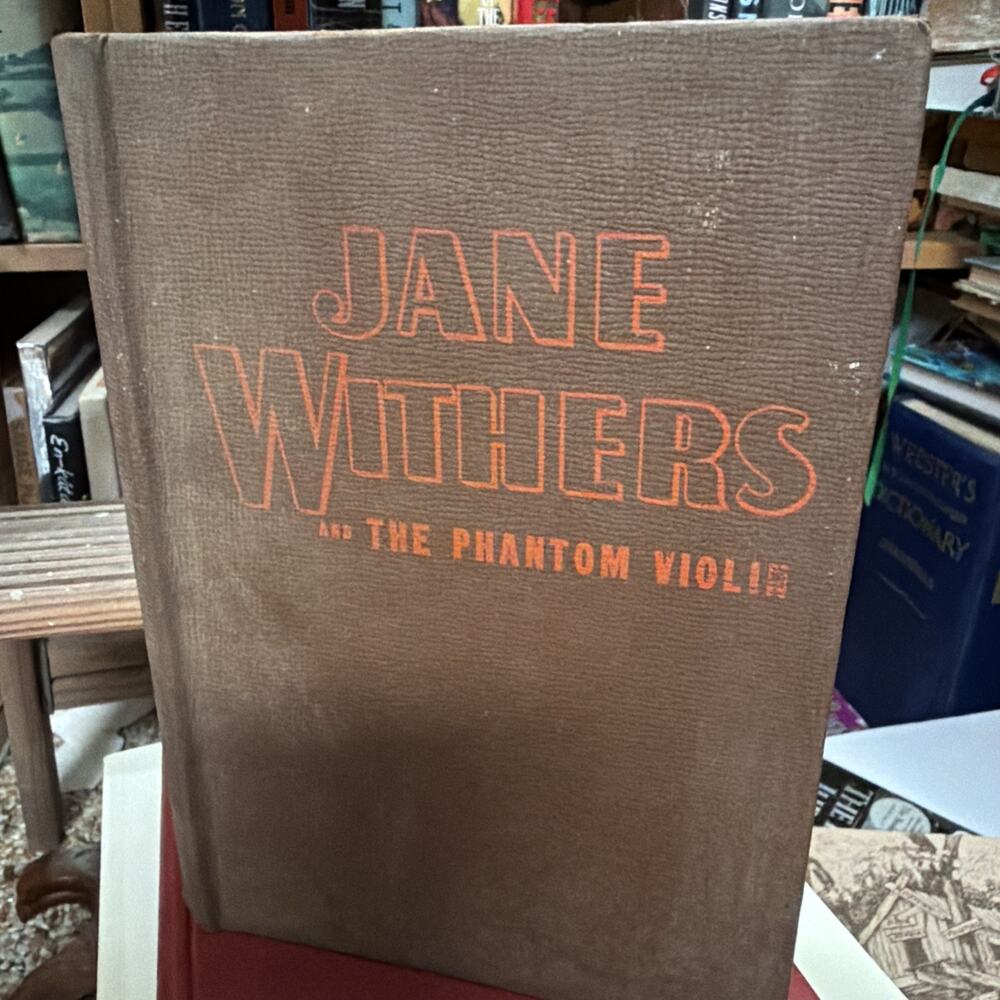 Jane Withers and The Phantom Violin Roy J. Snell 1943 Edition HC Book TV Kids‎